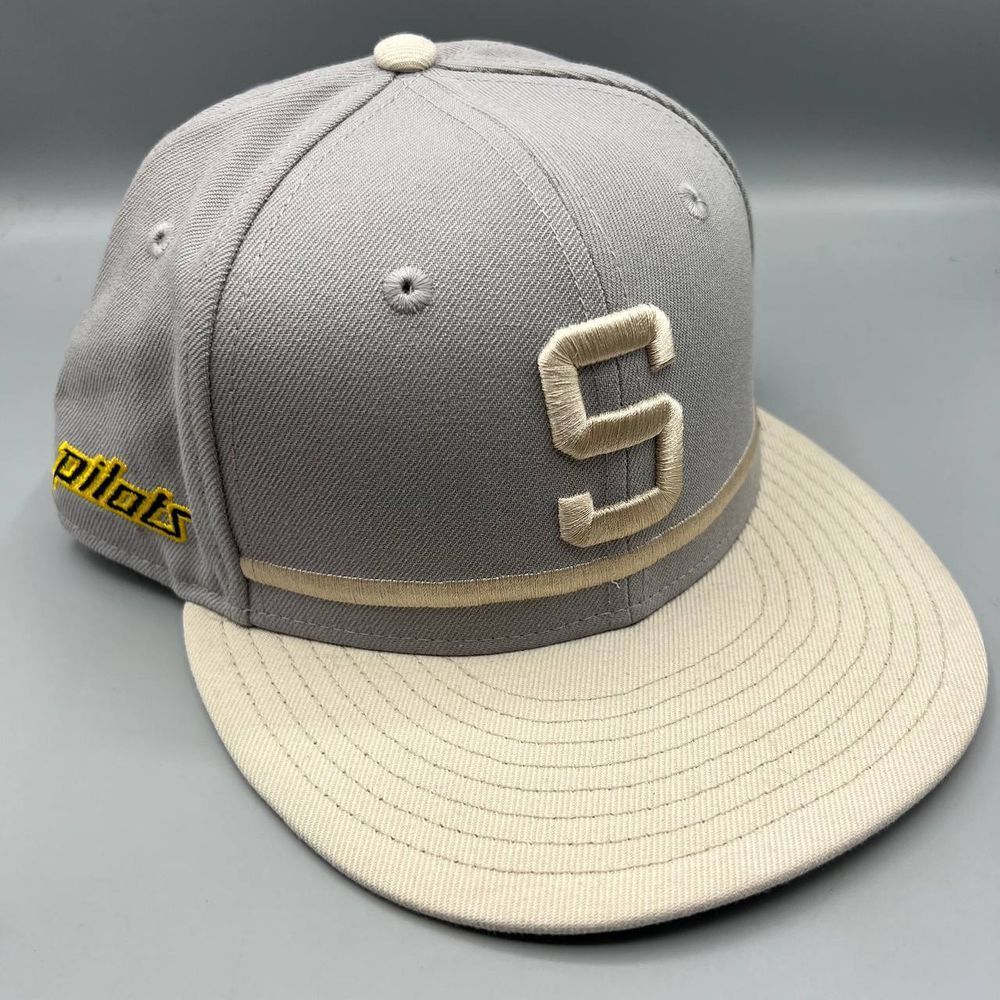 Michigan State Spartans Hat Men 7 1/2 Gray Green 59Fifty New Era Fitted Cap